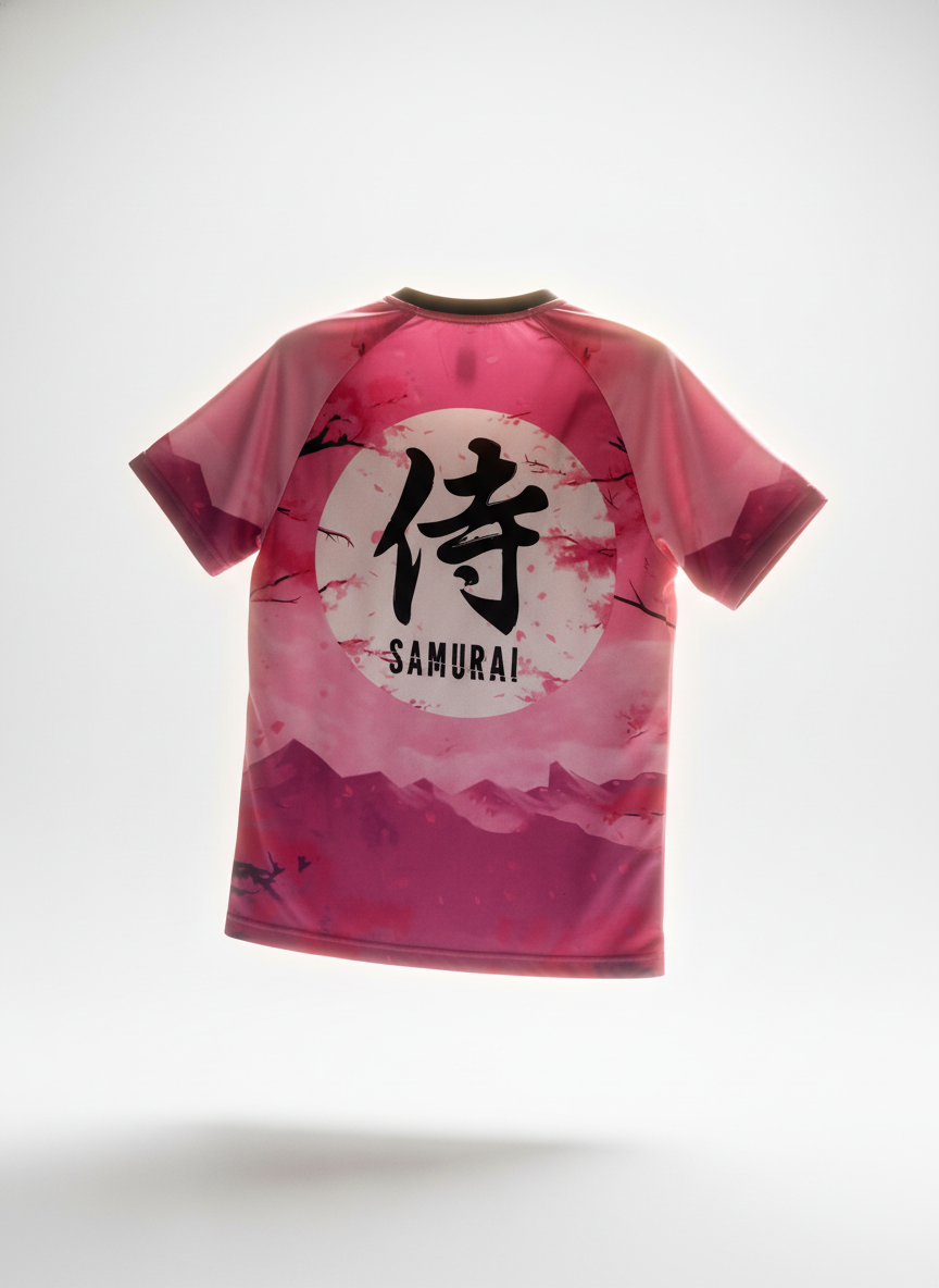 Maillot Japon Concept Edition floral samuraï