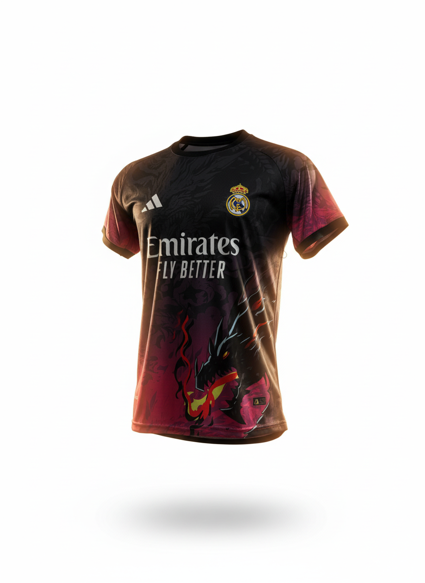 Maillot Real Madrid Concept Édition Dragon Violet